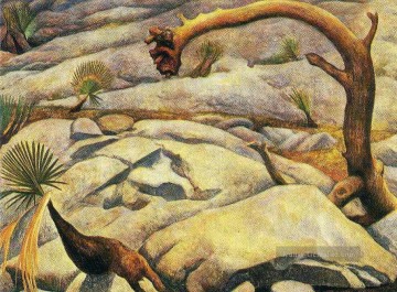 Diego Rivera Werke - Nicht erkannte Landschaft Diego Rivera